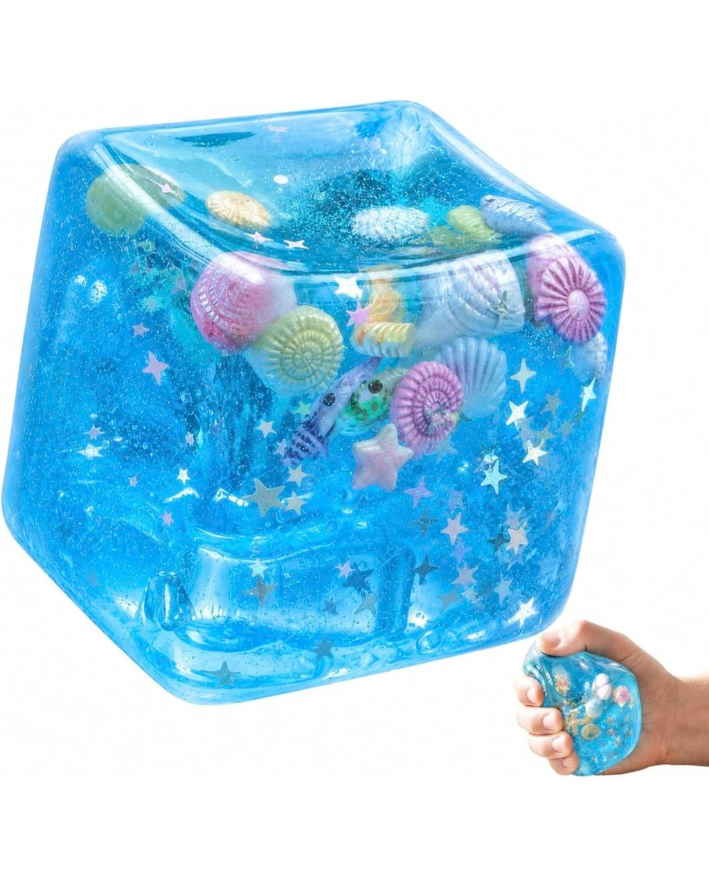 Ocean Ice Cube Squishy — Pink or Blue | $8 or 3 for $20